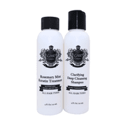 CMR Cosmetics Keratin Care Kit Rosemary Mint Hair Straightening & Frizz Control, Protein-Rich Care for Lustrous Locks, Natural Hair Solution 04 OZ