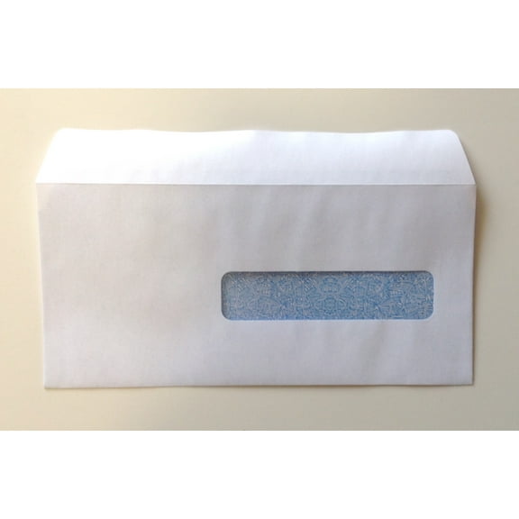 CMS 1500 - HCFA Insurance Claim Envelopes, No. 10.5, 4.5" x 9.5", White Self-Seal with Window and Inside Security Tint - 150 ENVELOPES