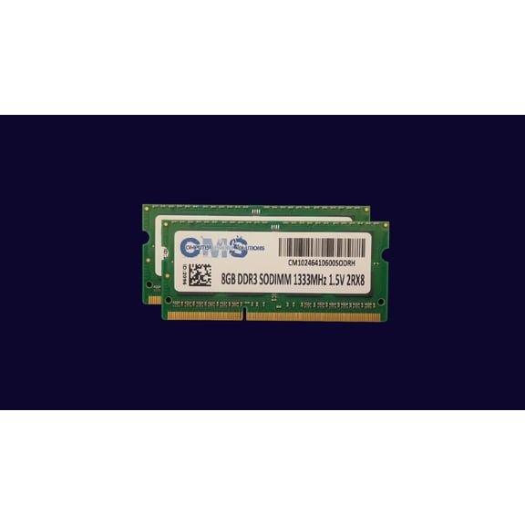 CMS 16GB (2X8GB) DDR3 10600 1333MHZ NON ECC SODIMM Memory Ram Compatible with HP/Compaq Elitebook 8740W Mobile Workstation - A13