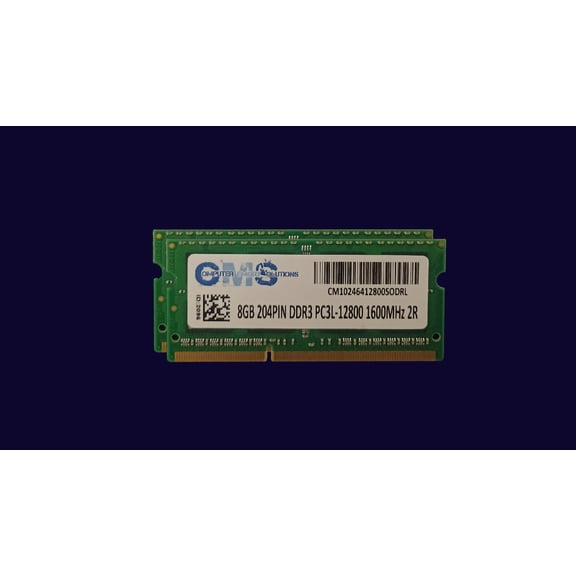 CMS 16GB (2X8GB) DDR3 12800 1600MHz NON ECC SODIMM Memory Ram Upgrade Compatible with Apple® Imac "Core I7" 3.5 27-Inch (Late 2013) - A7