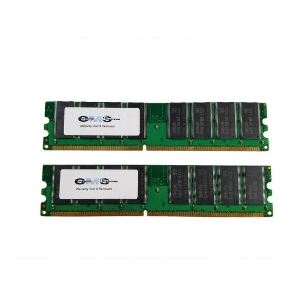 CMS 2GB (2X1GB) DDR1 3200 400MHZ NON ECC DIMM Memory Ram Upgrade Compatible with Apple® Power Macintosh G5 1.8 (Pci-X) Ddr Sdr - A113