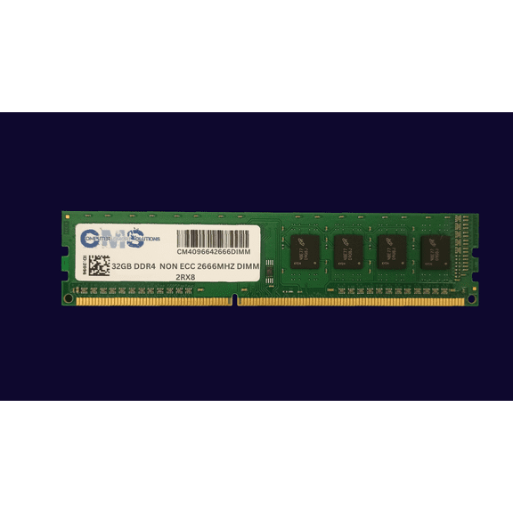 CMS 32GB (1X32GB) DDR4 21300 2666MHz Non ECC DIMM Memory Ram Upgrade Replacement for ASUS® Motherboard ROG STRIX Z590-F GAMING WIFI, ROG STRIX Z690-A GAMING WIFI D4, TUF Gaming A520M-Plus - C142