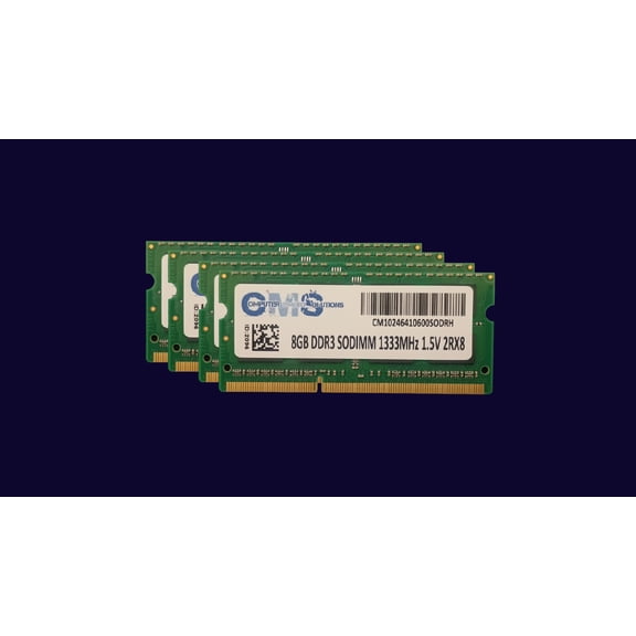 CMS 32GB (4X8GB) DDR3 10600 1333MHZ NON ECC SODIMM Memory Ram Upgrade Compatible with Apple® Imac 27-Inch 3.4Ghz Intel Core I7 Ddr3-1333 - C12