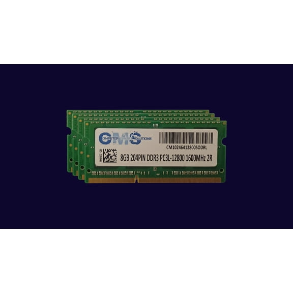 CMS 32GB (4X8GB) DDR3 PC3-12800 1600MHz 204PIN 1.35V Memory RAM KIT upgrade for laptop -- A6