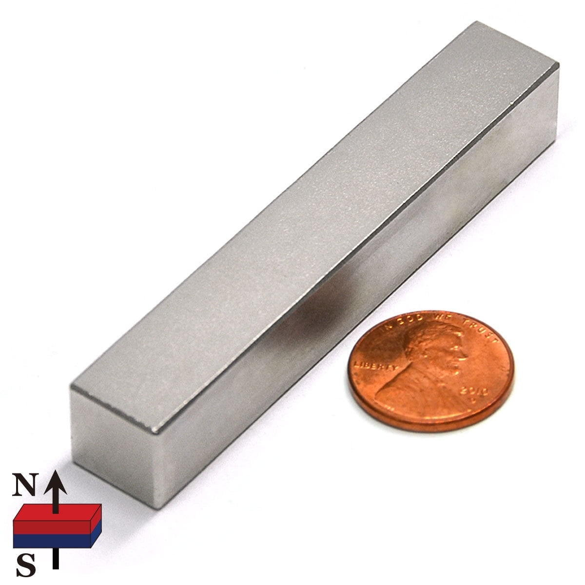 CMS Magnetics 71lbs 3"x1/2"x1/2" Neodymium Block Magnet