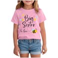 thumbnail image 1 of CMSHTD Shirts for Girls Short Sleeve Summer, Toddler Girls Children T-Shirts Cotton Short Sleeve, Pink 5-6 Years, 1 of 4