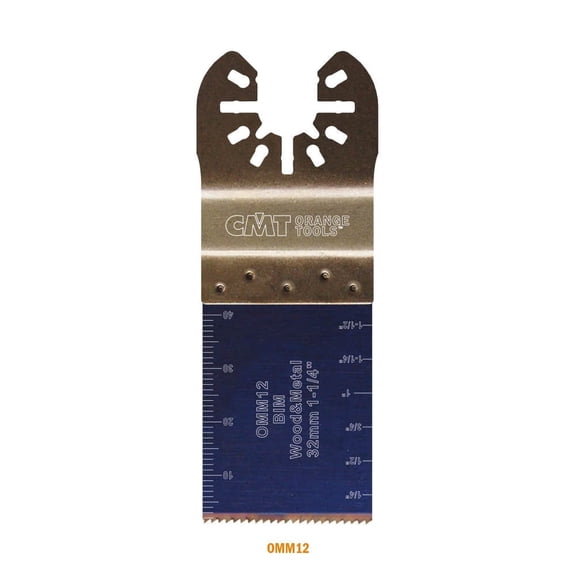 CMT OMM12-X1 Plunge & Flush-Cut Blade for Universal-mount Oscillating Multi-tools