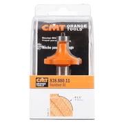 CMT 1/2 in Shank, 1/2 in Radius, Carbide-Tipped, Non-Stick Orange Shield Roundover Bit