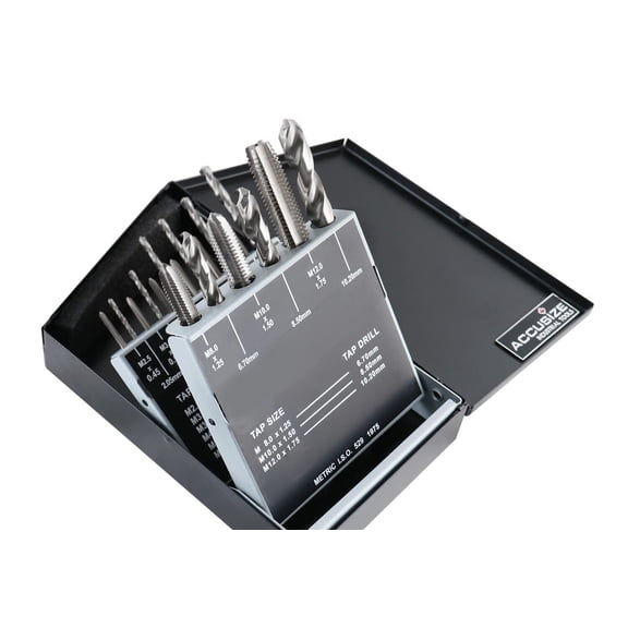 CMT 18 Pc Hss Tap and Drill Set, SAE