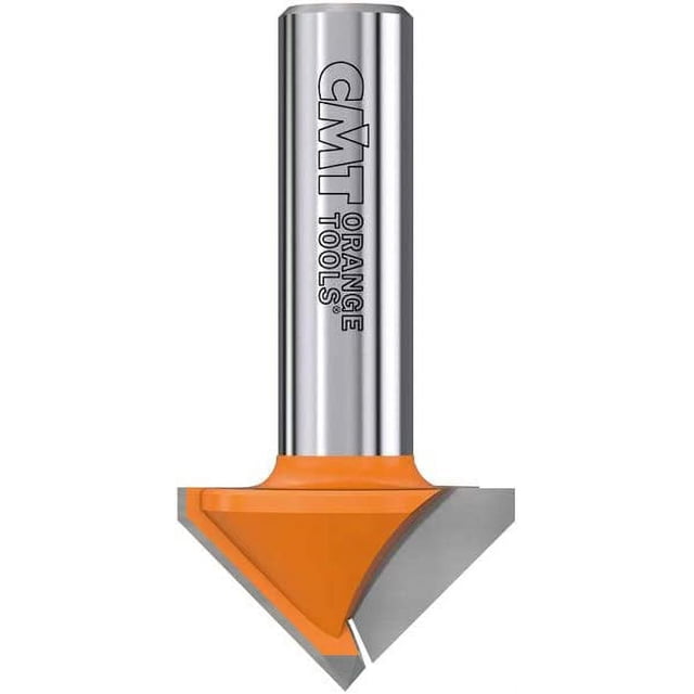CMT 815.817.11 V-Grooving Bit with 90-Degree Cutting Angle, 1/2-Inch ...
