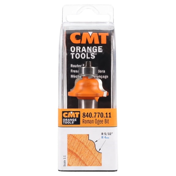 CMT 840.770.11 Roman Ogee Bit for Handheld Routers and Table-Mounted Routers