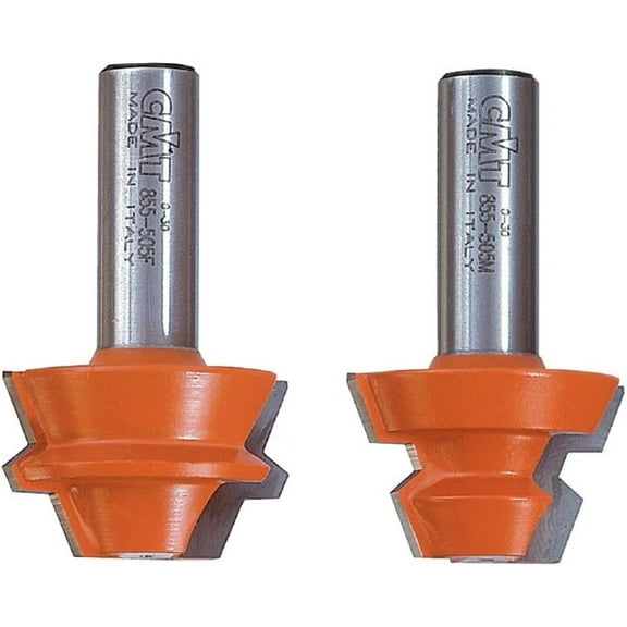 CMT 855.505.11 Lock Miter Set, 2-Inch Shank, 1-15/32-Inch Diameter