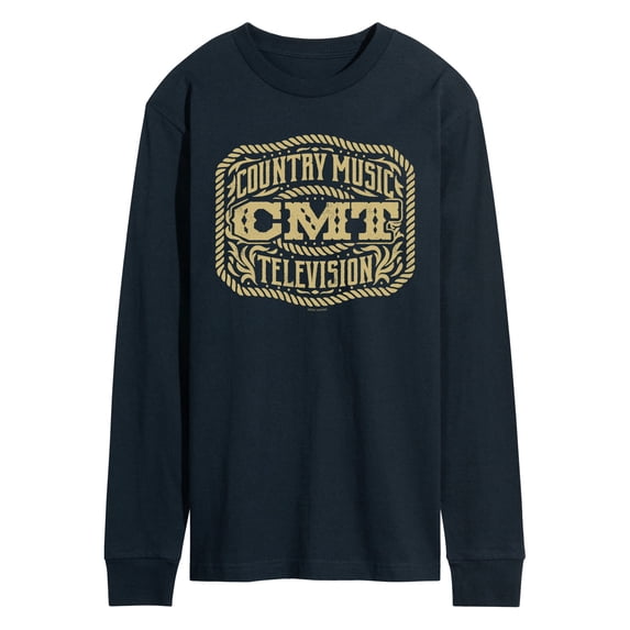 CMT - Belt Buckle - Men's Long Sleeve Graphic T-Shirt