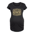 thumbnail image 1 of CMT - Belt Buckle - Women's Maternity Scoop Neck Graphic T-Shirt, 1 of 4
