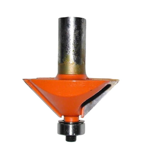 CMT Chamfer Bit, 1-3/4 in Diameter, 45-Degree Angle, with Ball Bearing Guide