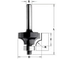 thumbnail image 1 of CMT, Contractor Roundover & Beading Bit, 1-1/2-inch Diameter, 1/2-inch Radius, 1/4-inch Shank, 1 of 1