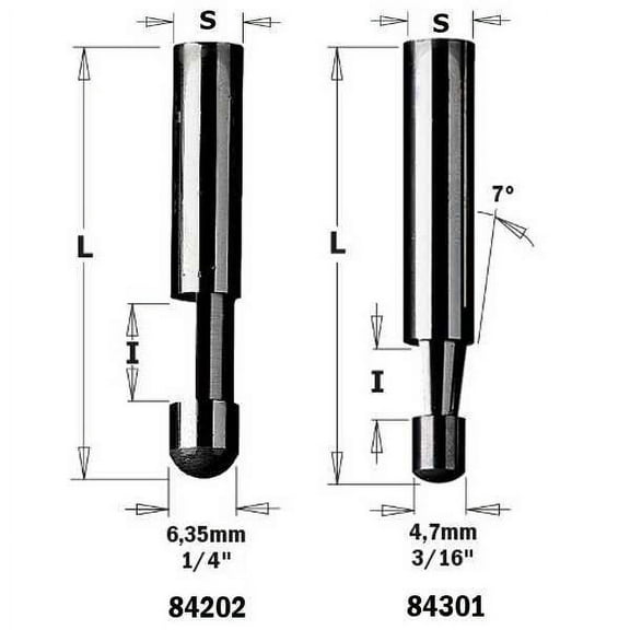 CMT, Contractor Solid Carbide Laminate Trimmer Bit
