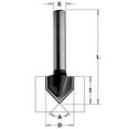 thumbnail image 1 of CMT, Contractor V-Grooving Bit, 1 of 1
