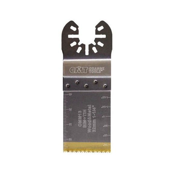 CMT OMM13-X1 Oscillator Power Tool Blade for Wood & Metal, Extra Long Life, Titanium Coated, 32mm