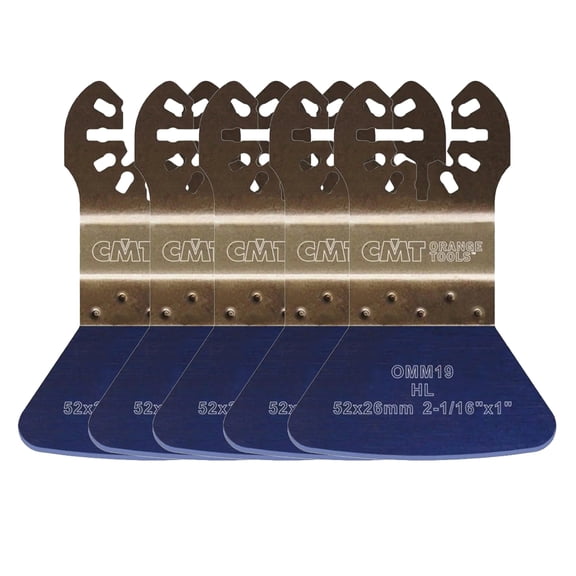 CMT OMM19-X5 5 Pieces Rigid Scraper for Oscillating Multi-tools