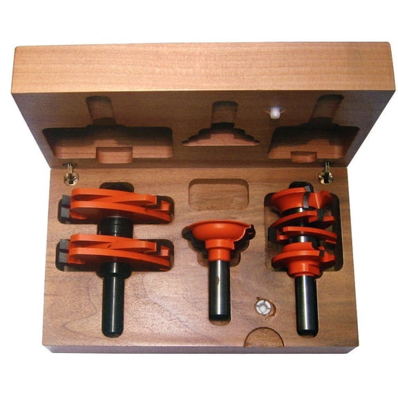 CMT Orange Tool 800.527.11 3-PIECE ENTRY & INTERIOR DOOR ROUTER BIT SET
