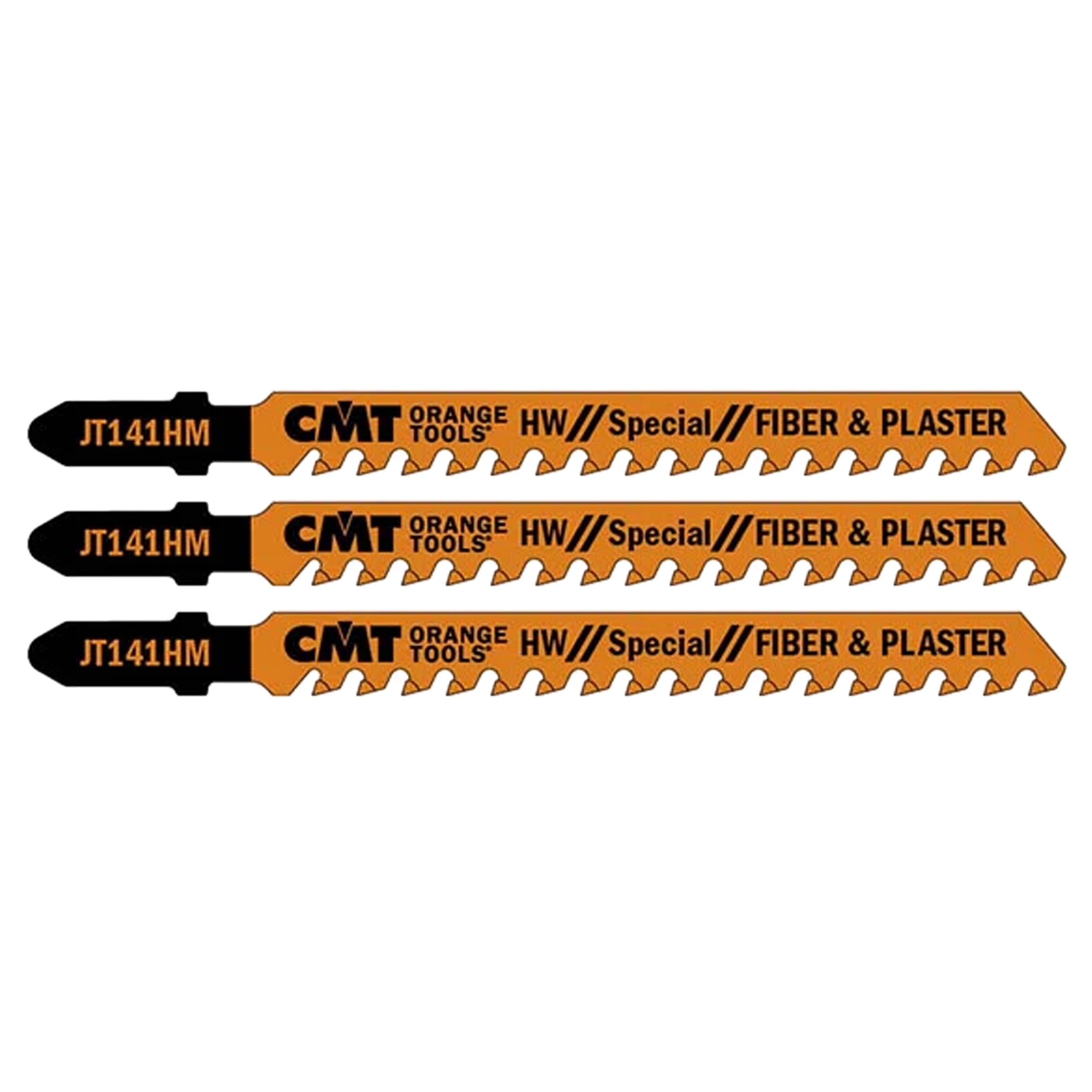 CMT JT141HM-3 3Pcs Blades Fiber and Plaster for Reciprocating Saws DCS387, RS428, and XRJ05Z