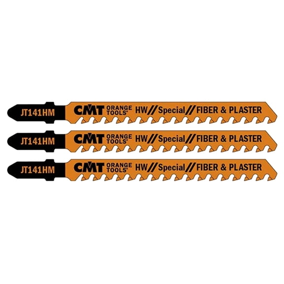 CMT JT141HM-3 3Pcs Blades Fiber and Plaster for Reciprocating Saws DCS387, RS428, and XRJ05Z