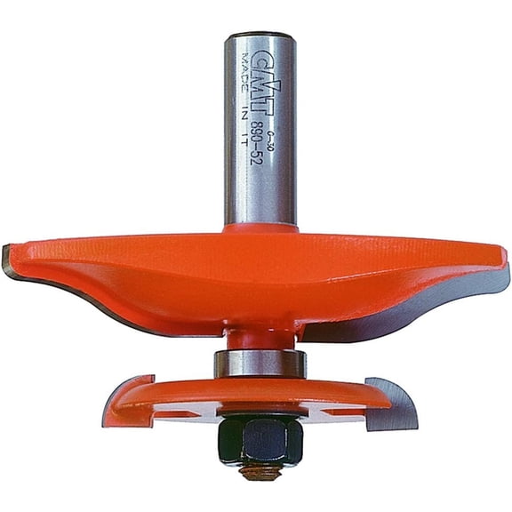 CMT 890.524.11 Raised Panel Bit With Backcutter, 3-1/2-Inch Diameter, 1/2-Inch Shank