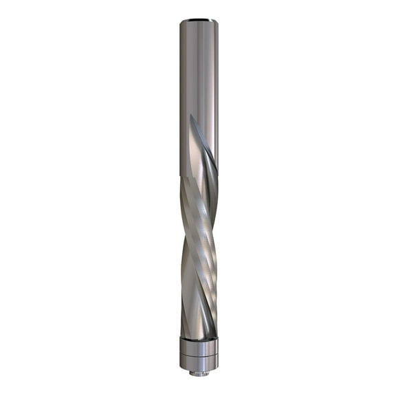CMT Solid Carbide Upcut Spiral Flush Trim Bit Set, 1/2 Inch