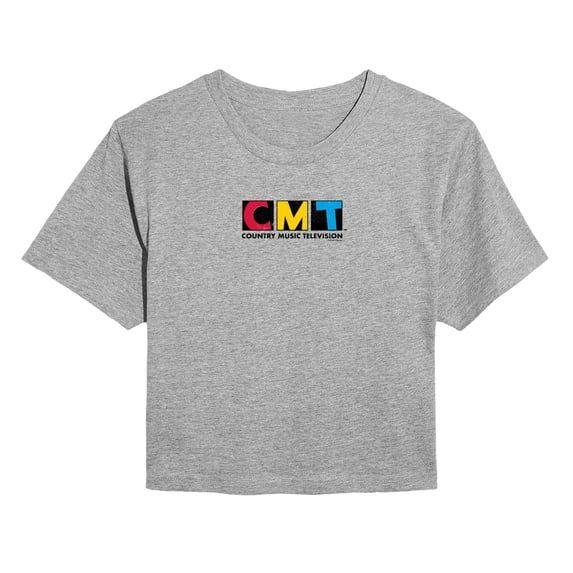 CMT - Stamp Logo - Juniors Cropped Graphic T-Shirt