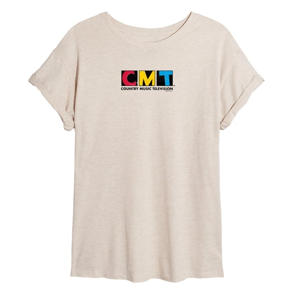CMT - Stamp Logo - Juniors Oversized Graphic T-Shirt