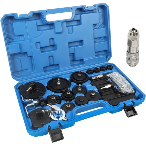 CMTOOL Brake Master Cylinder Bleeder Kit, 12PCS Brake Bleeder Adapter Set with Japanese Quick Connector for Benz BMW Ford Tesla