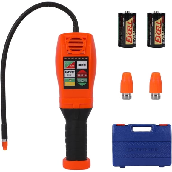 CMTOOL Refrigerant Leak Detector Kit C06, Freon Leak Detector for R134A R410A R22 R404A R407C 134A AZ-50 HP62 MP39, Halogen Leak Finder for CFCs HCFCs HFCs, HVAC AC Refrigerant Sniffer Tool