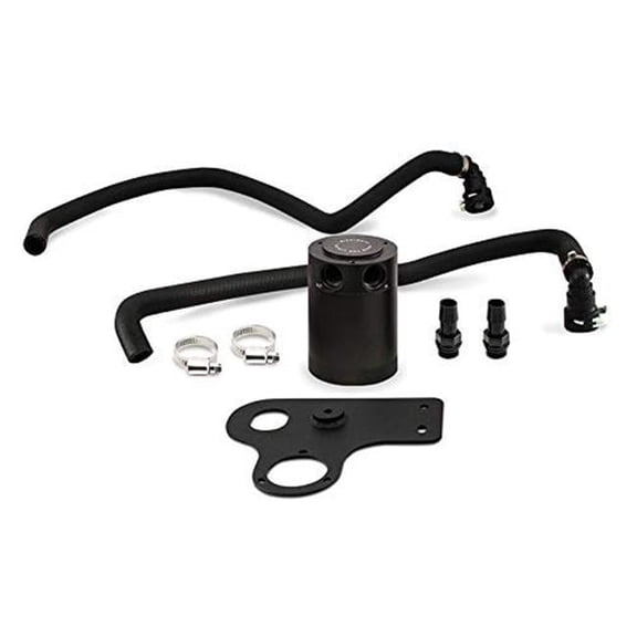 CMUS818PBE GT Baffled Oil Catch Can for 2015 Ford Mustang