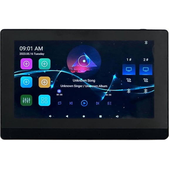 CMX Audio A7G In-Wall Amplifier with 7" IPS Touchscreen and Wireless Connectivity