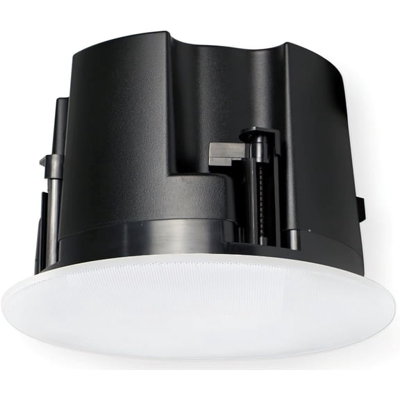 CMX Audio CSK-613HTM 2-Way Ceiling Speaker with Back Cover; 100V Line with Transformer and Back Can; 6.5" Bass Speaker with 1" Tweeter; Flush Mount; Magnetic Frameless Grille; ABS Baffle and Back Can