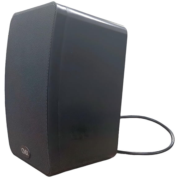 CMX Audio WSK-440P 2-Way Outdoor Wall Mount Loudspeaker, Black; Weatherproof; Water-resistant IP66 Rate; Line Input 100V/70V with 8 Ohm Bypass; 4.5" Polypropylene Woofer and 0.75" Silk Tweeter