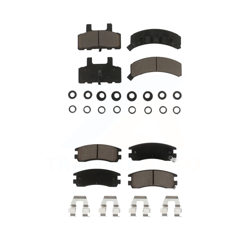 CMX Front Rear Ceramic Brake Pads Kit for Car 1999 Cadillac DeVille
