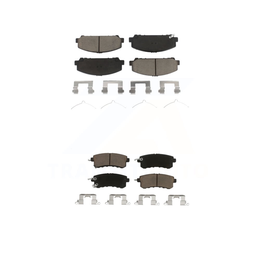 CMX Front Rear Ceramic Brake Pads Kit for Car INFINITI Nissan Armada QX80 QX56 KCX-100348