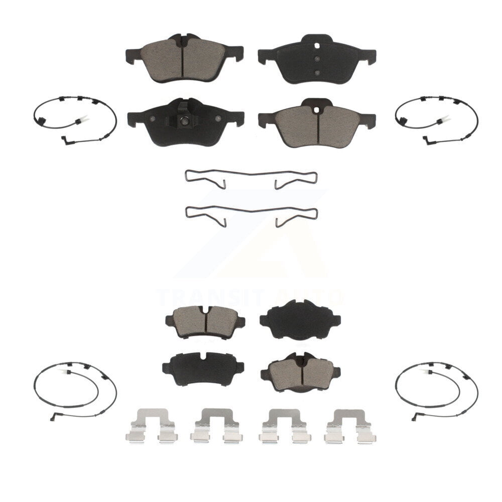 276mm Rear Disc Brake Rotors And Ceramic Brake Pads Kit For BMW 323i 323Ci 328i