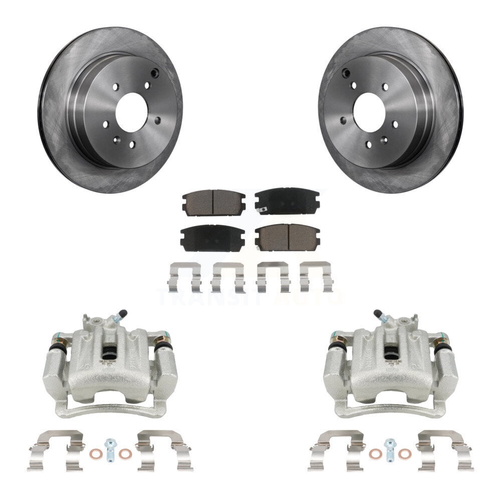 REAR Drilled Rotor + Ceramic Brake Pad For 2007-2009 Chevy Equinox Torrent XL-7 - Foto 7