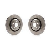CMX Rear Disc Brake Rotors Pair for Car Audi A6 Quattro with 330mm Diameter Rotor K8-100853
