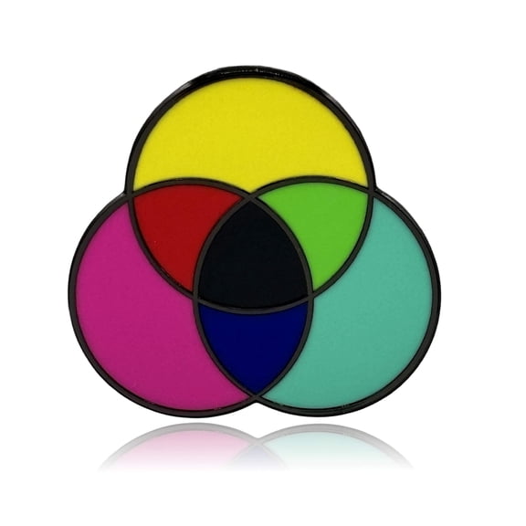 CMYK Color Model Enamel Pin - Clayton Jewelry Labs