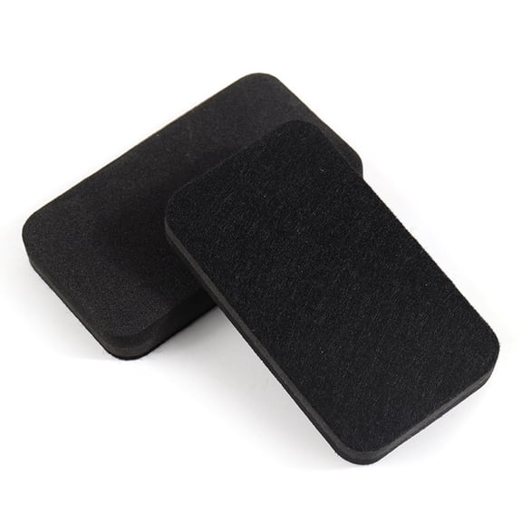 CMYYNNA 1 Piece Microfiber Dustless Chalk Eraser Magnetic Chalkboard Cleaner Multipurpose Cleaning Duster Washable Reusable Eraser for Markers, Chalk, Home, Classroom and Office (Black)