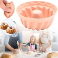 thumbnail image 1 of CMYYNNA 1 Pieces Donut Mold, 2.75" Diameter 0.98" Deep Mini Reusable Baking Cups, Non-Stick, Round Shape Silicone Molds, Heat Resistant Bakeware for Bagel, Muffin, Jello and Cake Baking, 1 of 8