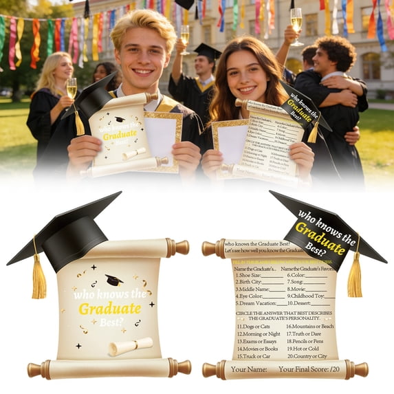 CMYYNNA 10 College Graduation Greeting Cards Greeting Cards 2026 Graduation Party Decoration Supplies Graduation Party Supplies Suitable For Male And Female Graduation Season