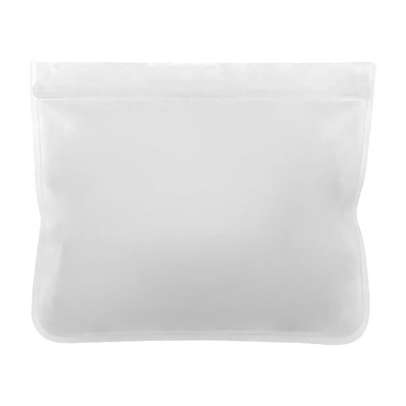 CMYYNNA 10 Pack Dishwasher Safe Reusable Bags,Silicone,Leakproof,BPA Free,Reusable Food Storage Bags for Lunch,Marinate,Freeze,Travel (Clear，1pcs) - Gallon Bags,Snack Bags,Sandwich Bags