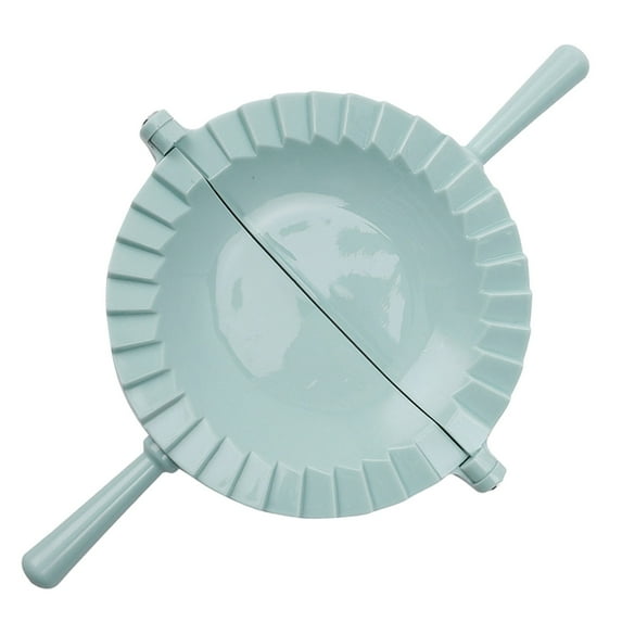 CMYYNNA Empanada Maker Press, Plastic Dumpling Maker , 2-in-1 Dough Cutter Dumpling Mold for Ravioli, Pierogi, Turnovers, Calzone, Dumpling, one Sizes (Light Blue)