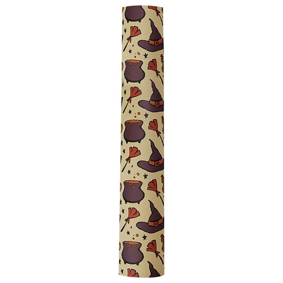 CMYYNNA Halloween Wrapping Paper - Mini Roll -19.68 X 27.5 Inch- Adorable Ghost and Book Wrapping Paper for Halloween Decorations,Holiday,Party