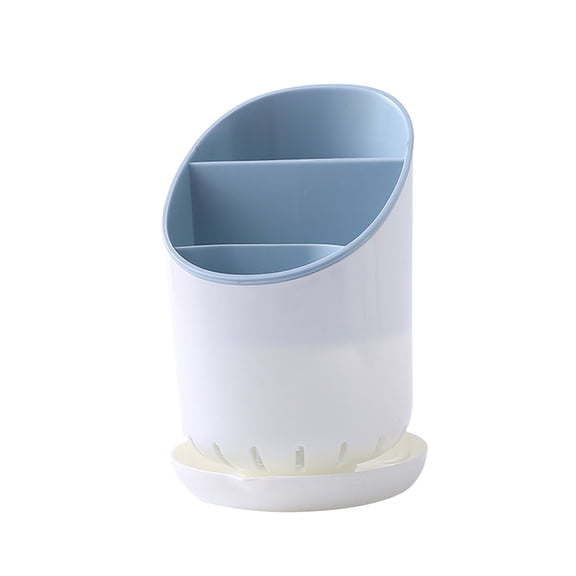CMYYNNA Kitchen Utensil Holder For Countertop Organizer 3 Compartments Storage Cooking Organizer Caddy Large Capacity Flatware Spoon Spatula Fork Gift